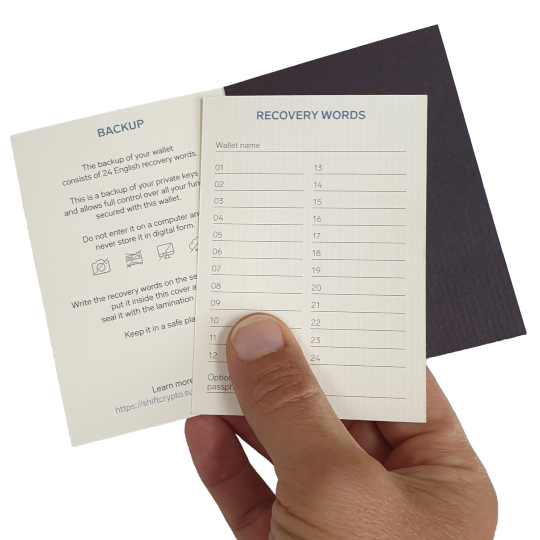 Backup-Karte Produkt